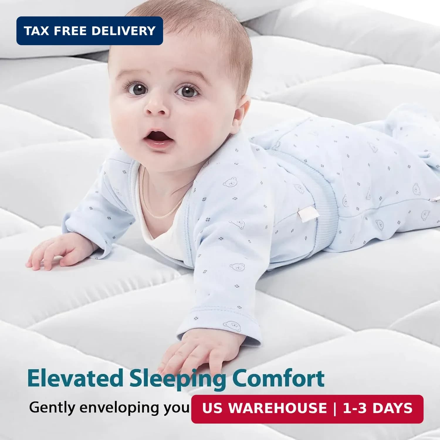 CYMULA Queen Mattress Topper Cooling Pad - Thumbnail 12