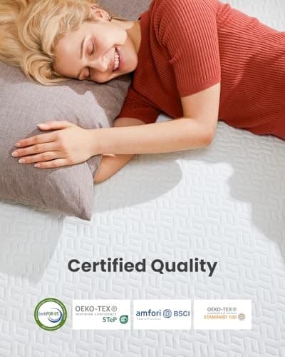 Dreamsmith Queen Mattress Topper 3 Inch Cooling Gel Memory Foam - Thumbnail 8
