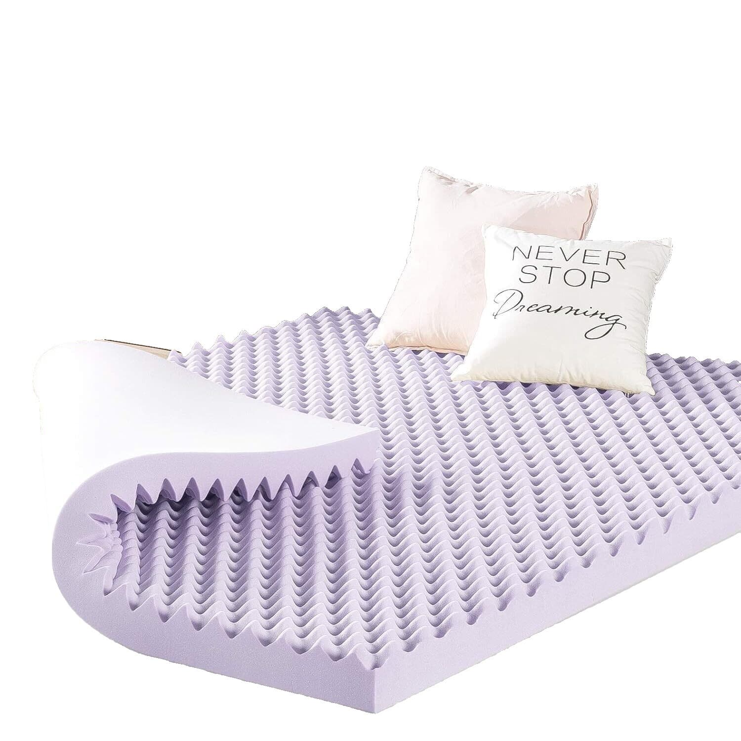 Dreamsmith Queen Mattress Topper 3 Inch Cooling Gel Memory Foam - Thumbnail 14