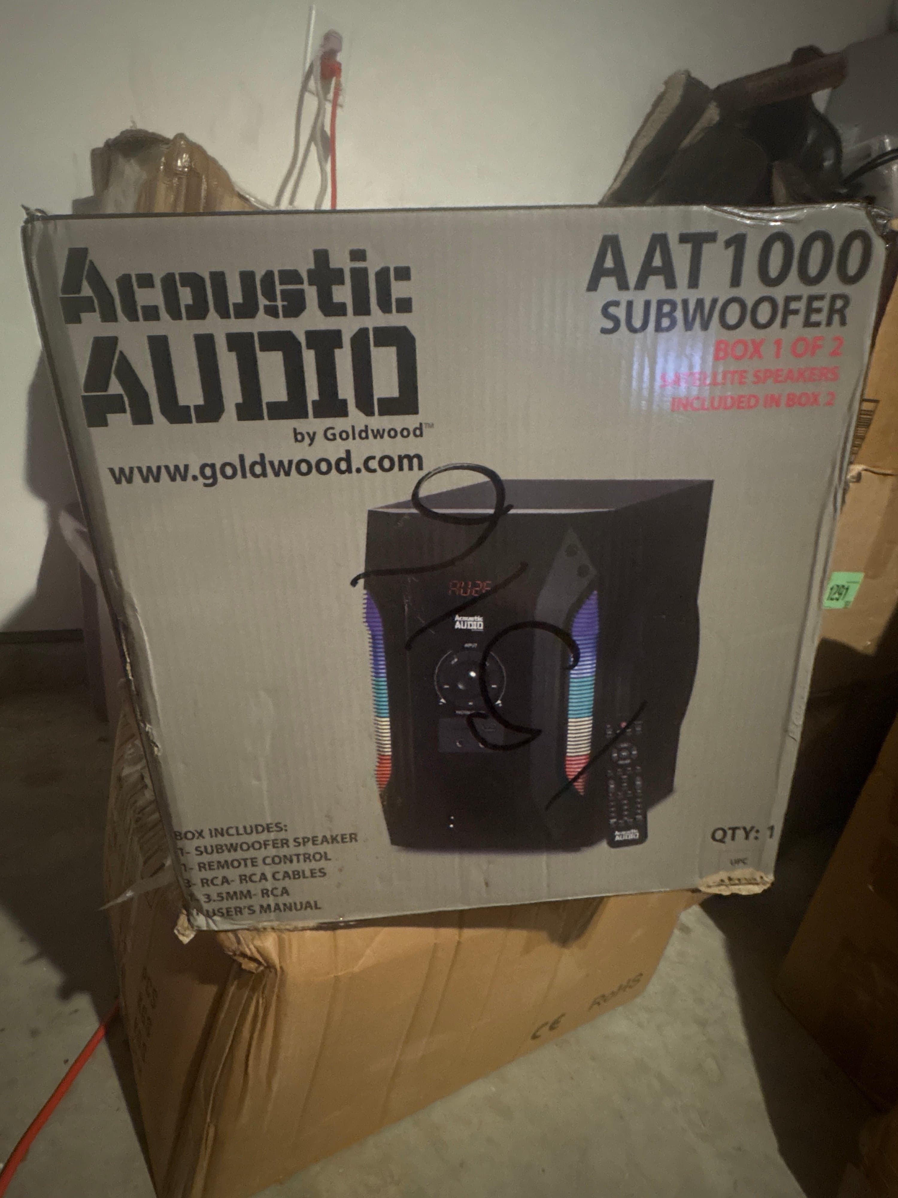 Acoustic Audio AAT1000 Tower 5.1 Home Theater Speaker System with 8" Powered Sub - Thumbnail 7