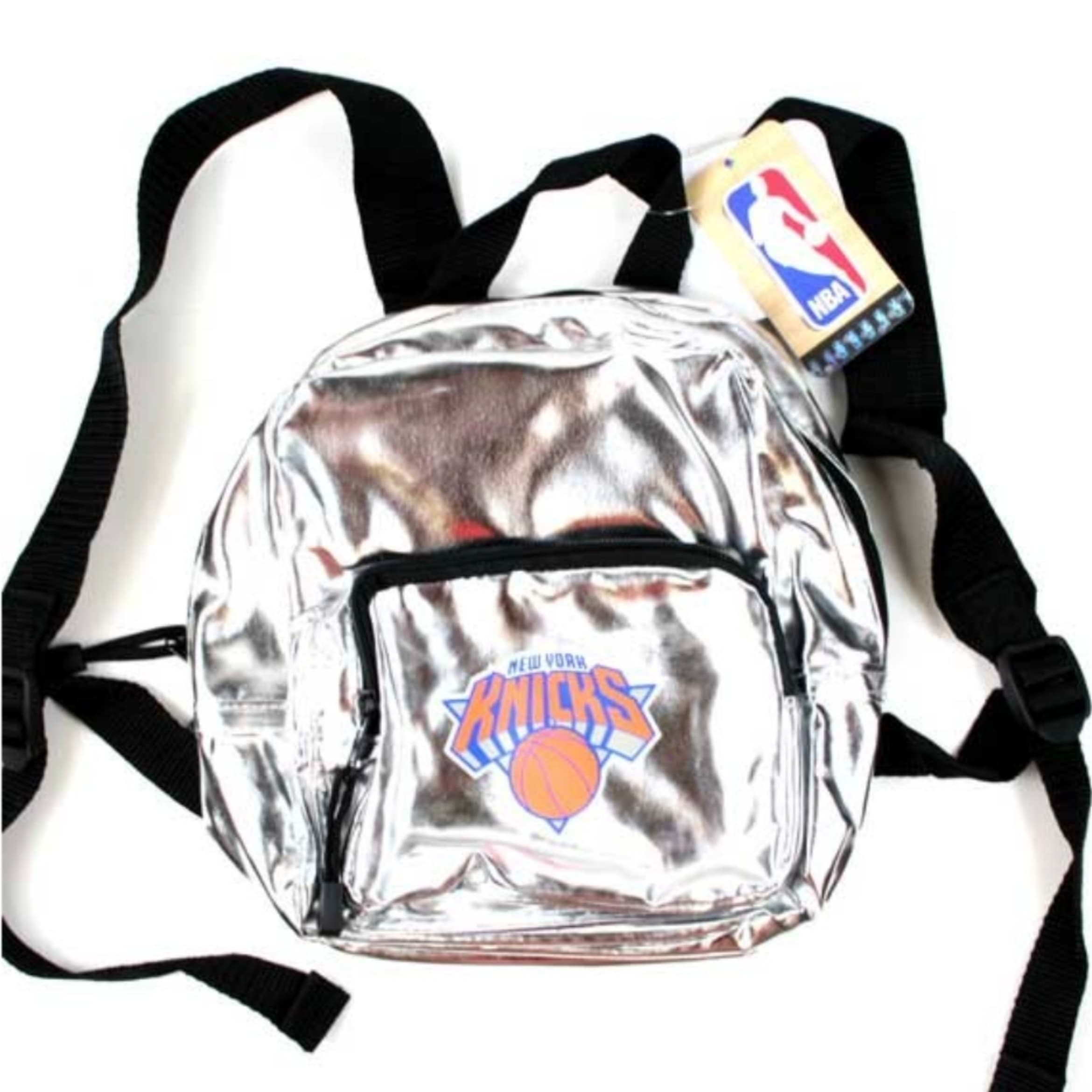 New York Knicks 10" mini Silver Backpack with NBA Tag