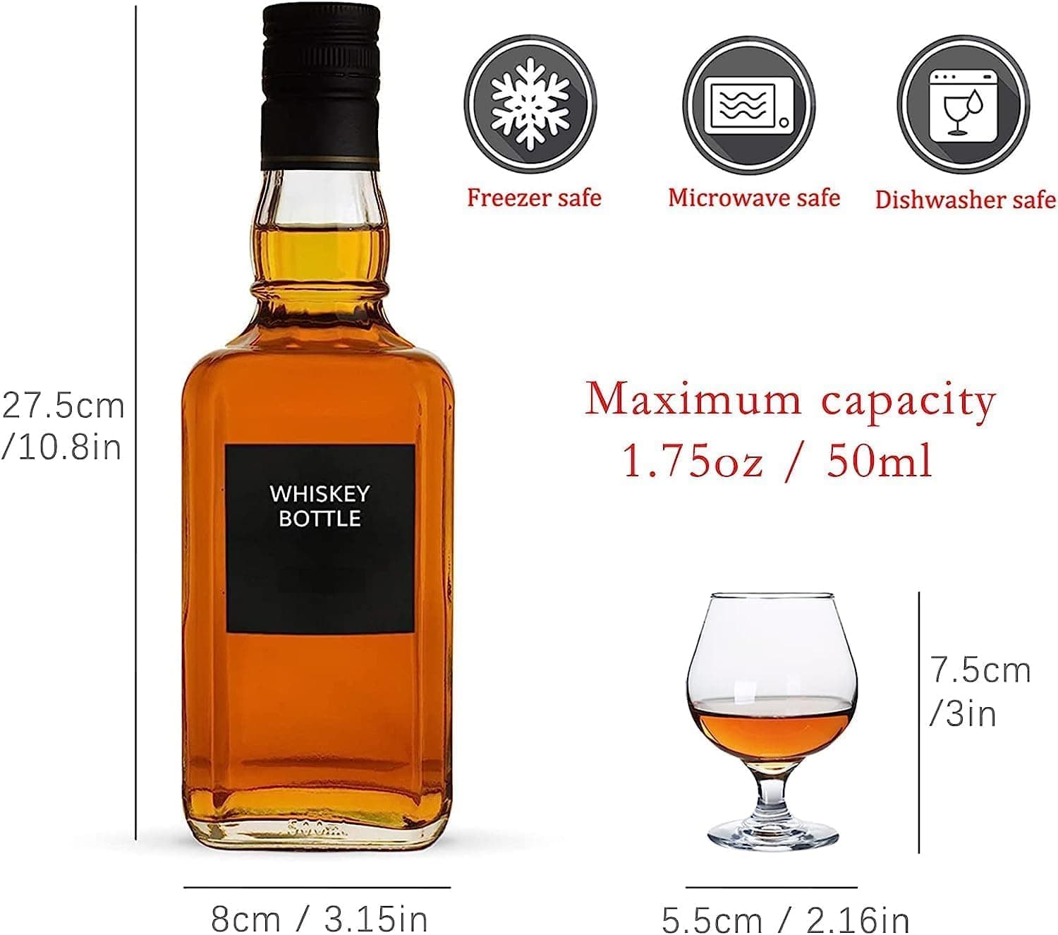 Srgeilzati Snifters Set of 48 50ml 1.75 floz Cognac Glasses - Thumbnail 3
