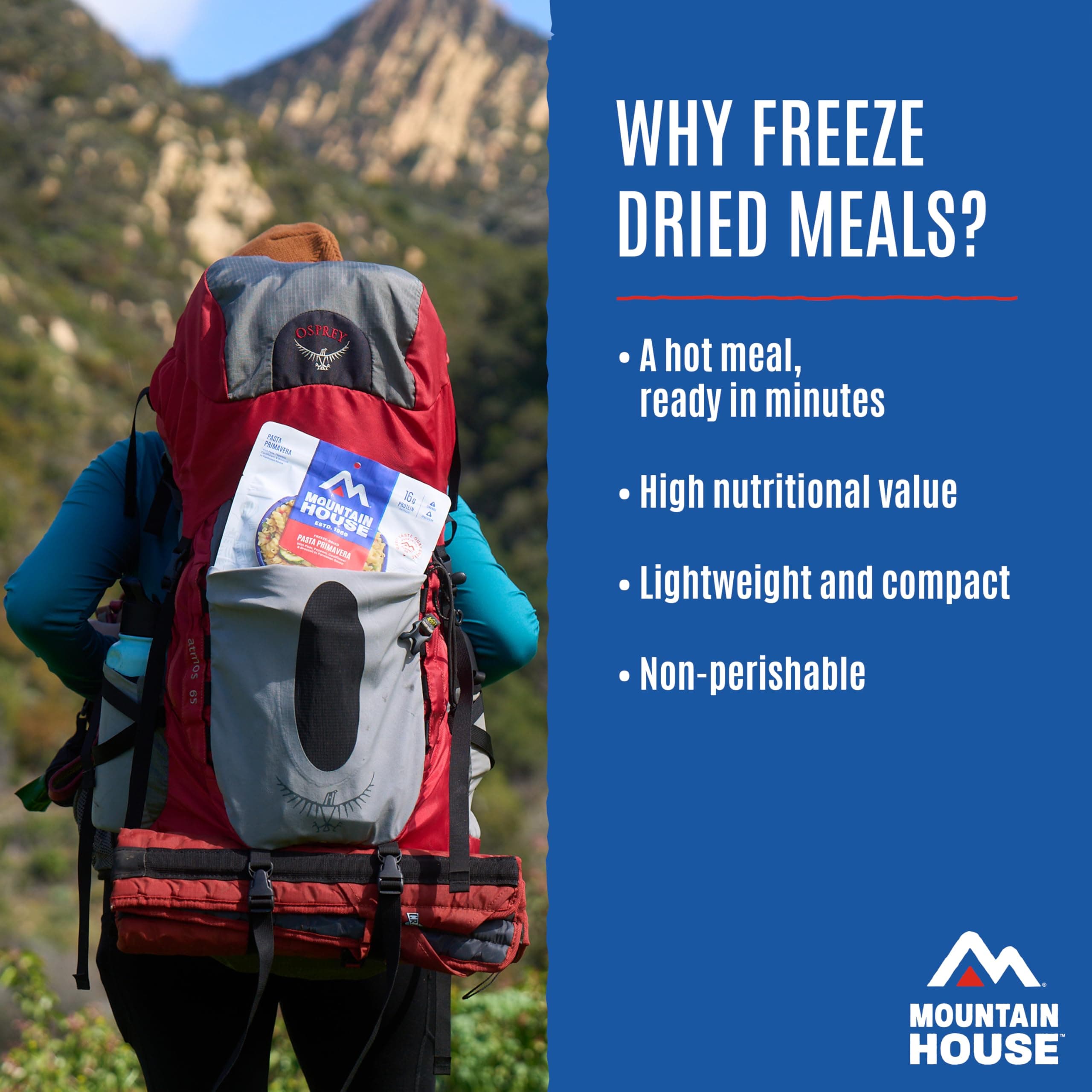 Mountain House Beef Lasagna Freeze-Dried Food 9 Servings 30-Year Shelf Life - Thumbnail 3