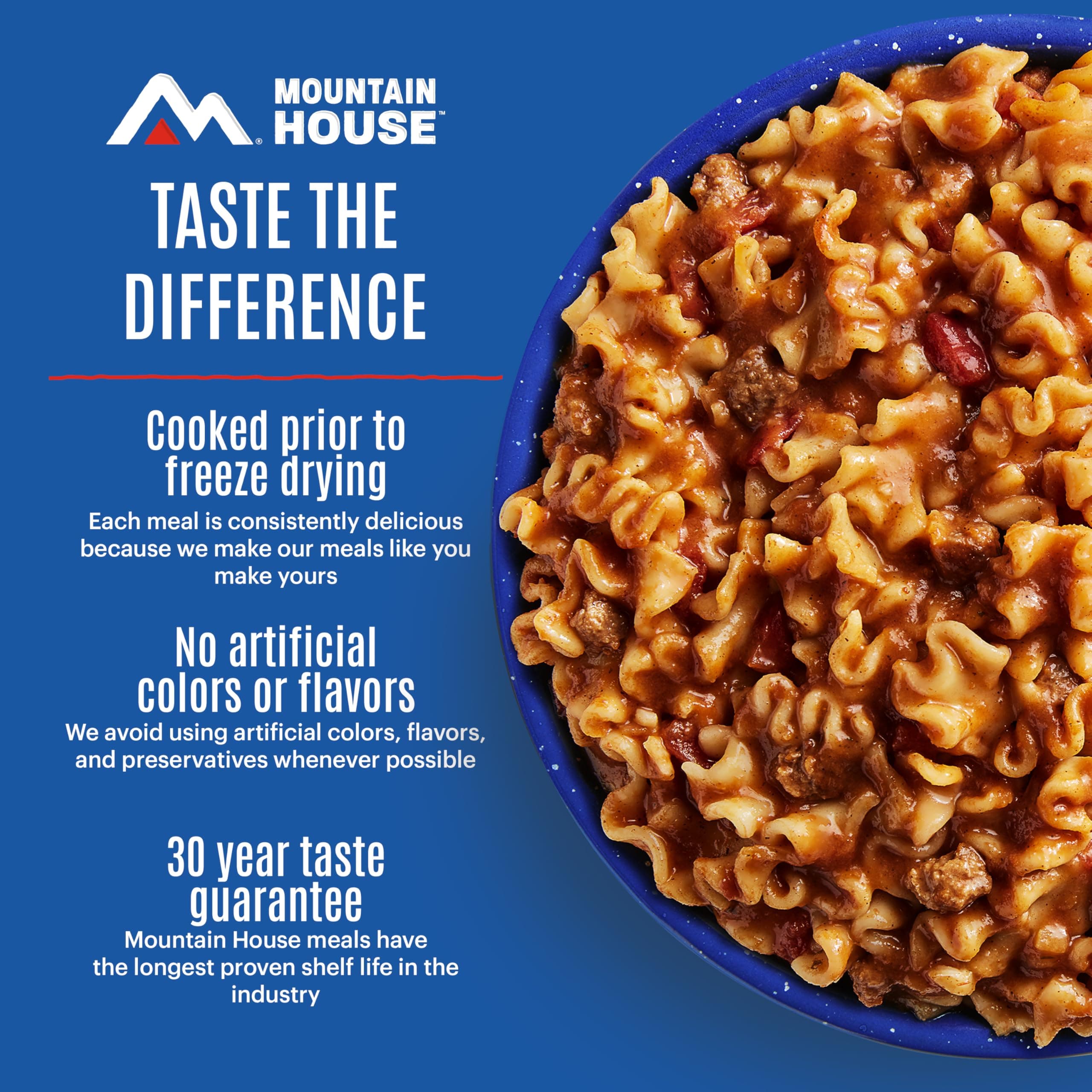 Mountain House Beef Lasagna Freeze-Dried Food 9 Servings 30-Year Shelf Life - Thumbnail 4