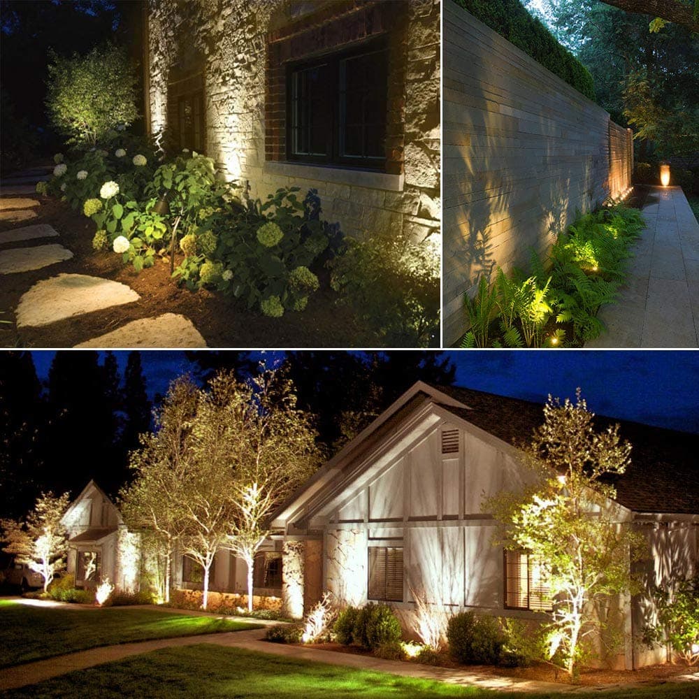 SUNTHIN 4 Pack Outdoor Spot Lights with Transformer IP65 Waterproof Connectable - Thumbnail 7