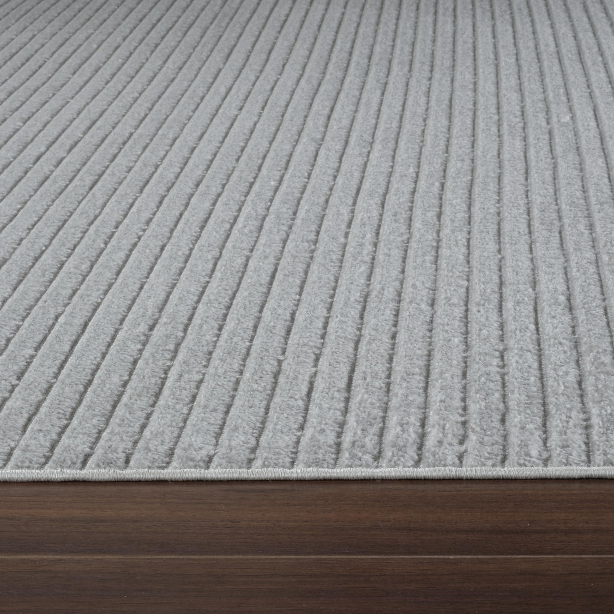 RUG BRANCH Alfombra 5'x7' (5'3" x 7'1") Area Rug Cream Beige AS1412GY57 - Thumbnail 7