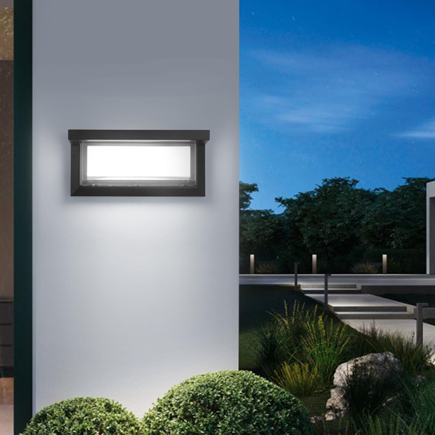 Mille Lucciole 4 Pack 24W LED Outdoor Wall Lights 3-Color 2100LM IP65 Waterproof - Thumbnail 9