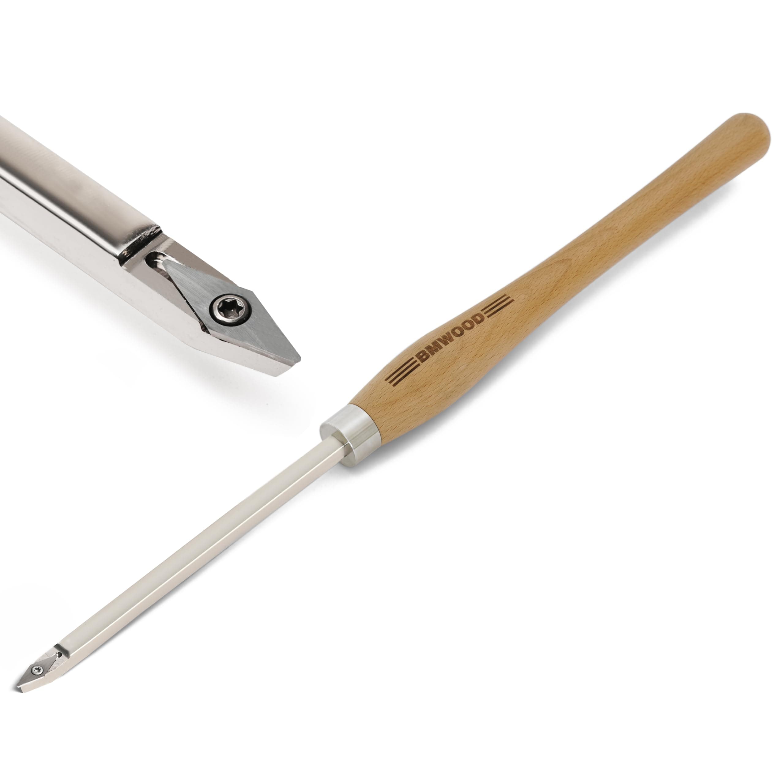 BMWOOD M2050T Carbide Tipped Detailer Chisel 23 3/4" Woodturning 35° TCT Blade
