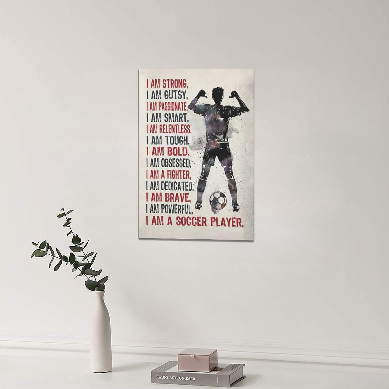 Gyeong Retro Soccer Canvas Print Wall Art 16"x24" - Thumbnail 2