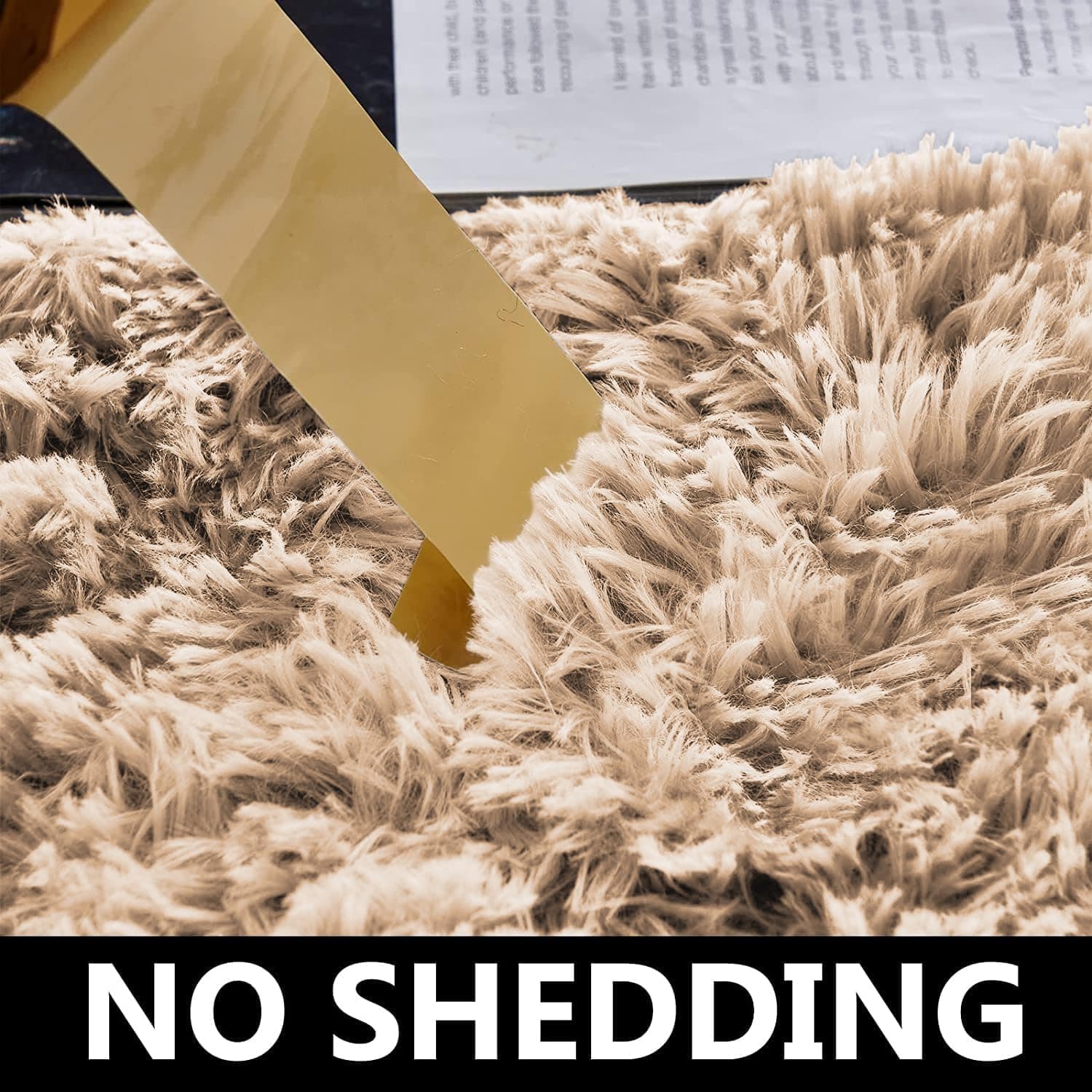IR Imperial Rooms 6x9 Beige Area Rug Machine Washable Anti Slip - Thumbnail 5