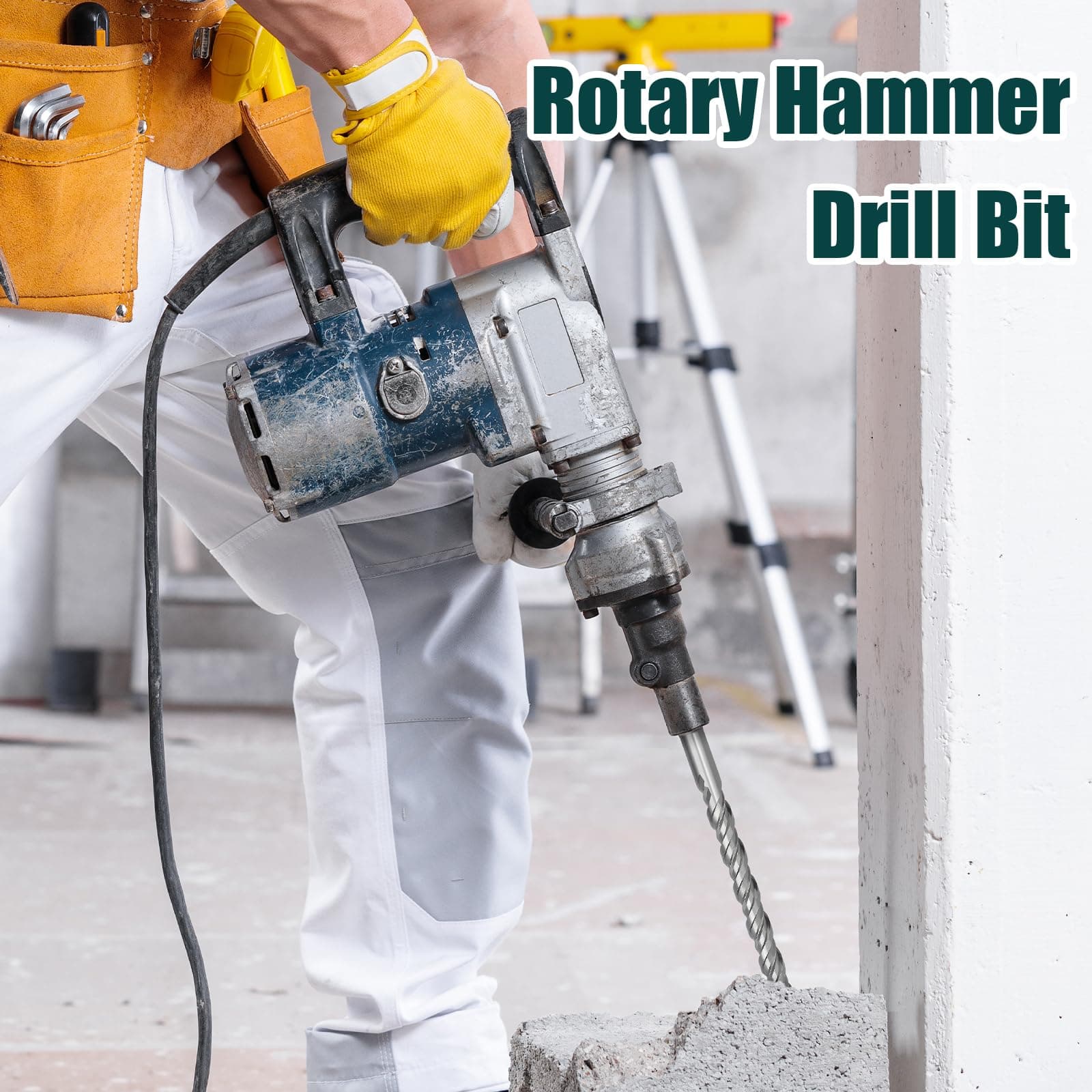 GRIXLEN SDS Max Rotary Hammer Drill Bit 1-3/8 in x 23.6 in (35 x 600mm) - Thumbnail 7