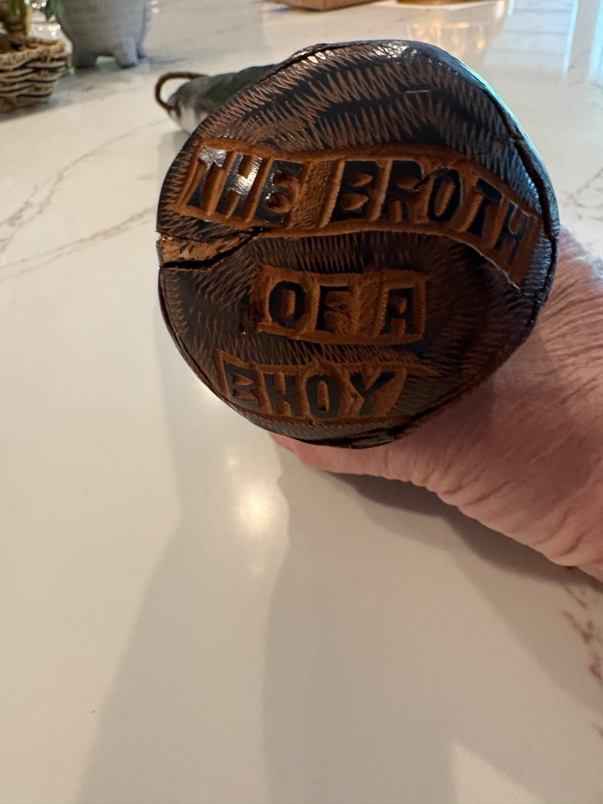 No Reserve! Vintage Irish Blackthorn Shillelagh Harp Shamrock Bar Pub Decor - Thumbnail 5