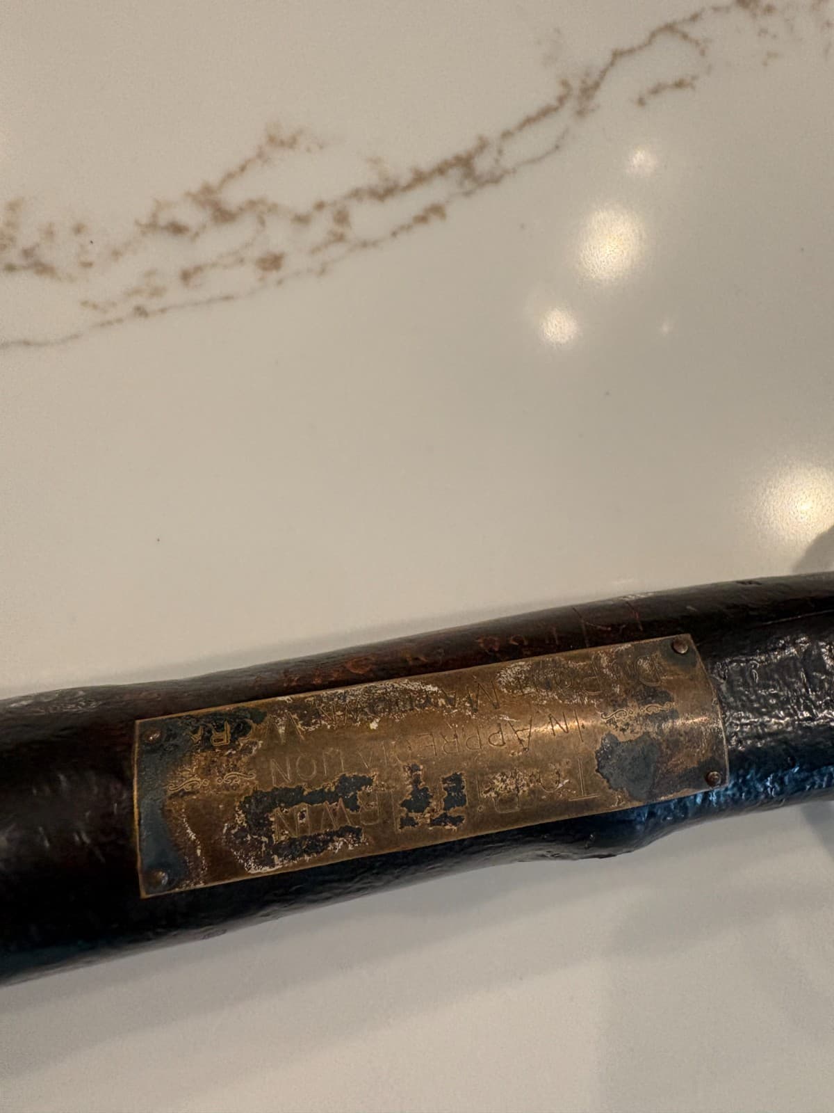 No Reserve! Vintage Irish Blackthorn Shillelagh Harp Shamrock Bar Pub Decor - Thumbnail 14