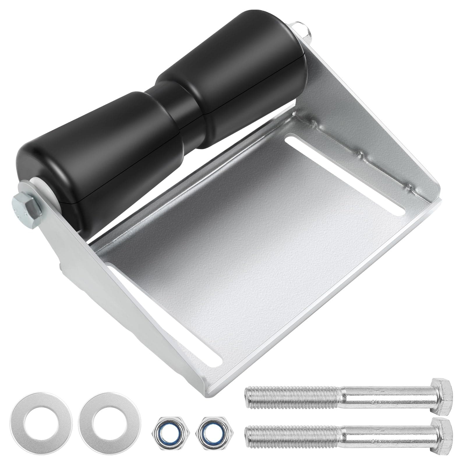 DTNESS 1557 12 Inch Boat Trailer Rollers Keel Roller Kit Panel Brackets Shaft