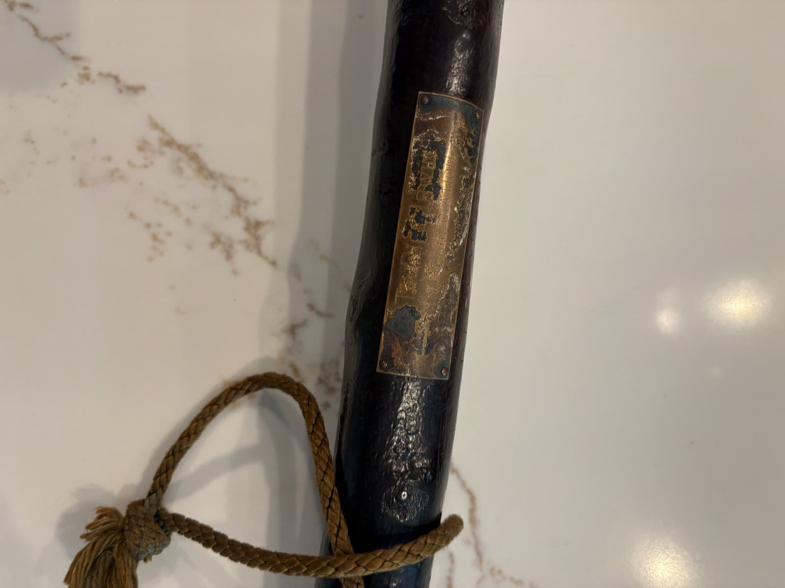 No Reserve! Vintage Irish Blackthorn Shillelagh Harp Shamrock Bar Pub Decor - Thumbnail 13
