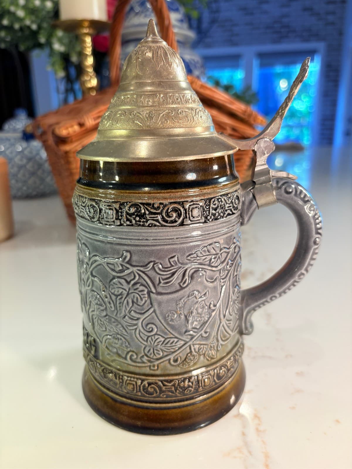 King West Germany Beer Stein Heidelberg 303-W Mug - Thumbnail 5