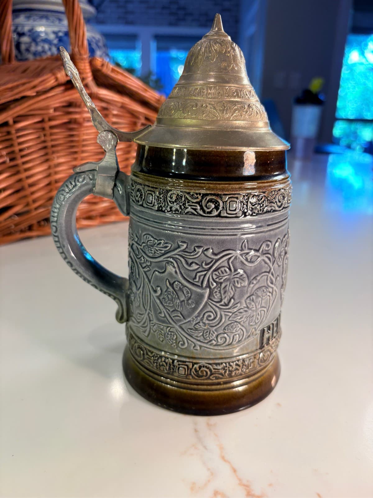 King West Germany Beer Stein Heidelberg 303-W Mug - Thumbnail 4