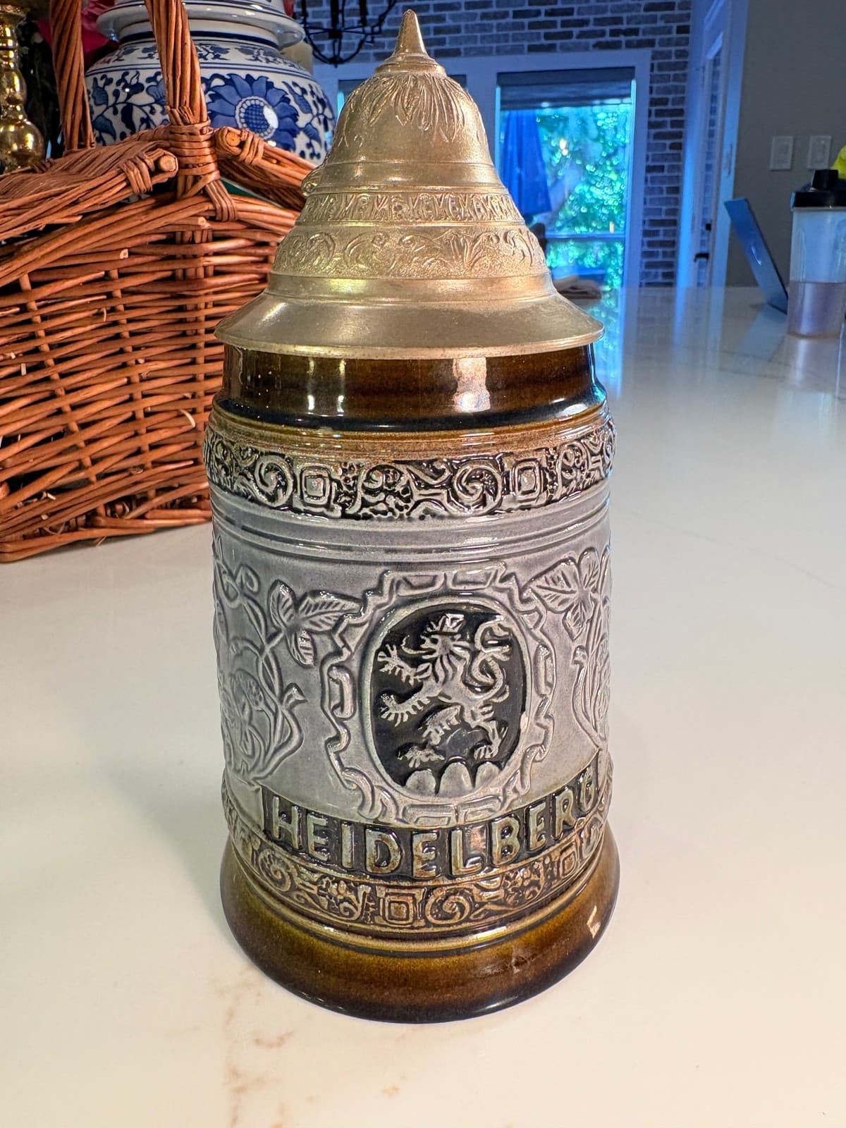 King West Germany Beer Stein Heidelberg 303-W Mug