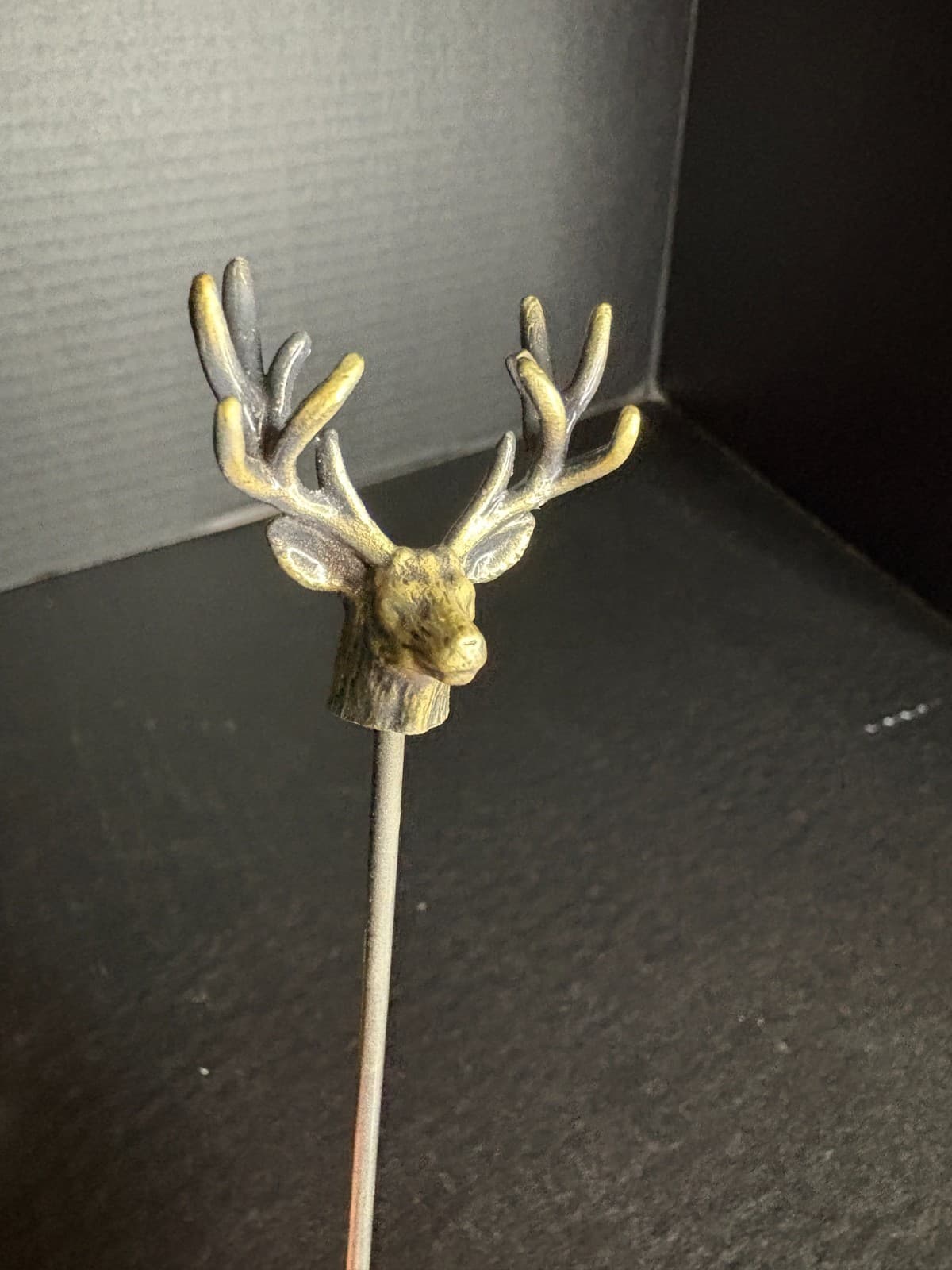 🦌 Vintage Jägermeister Stag Head Stir Stick / Swizzle Stick 🦌 Add a touch of