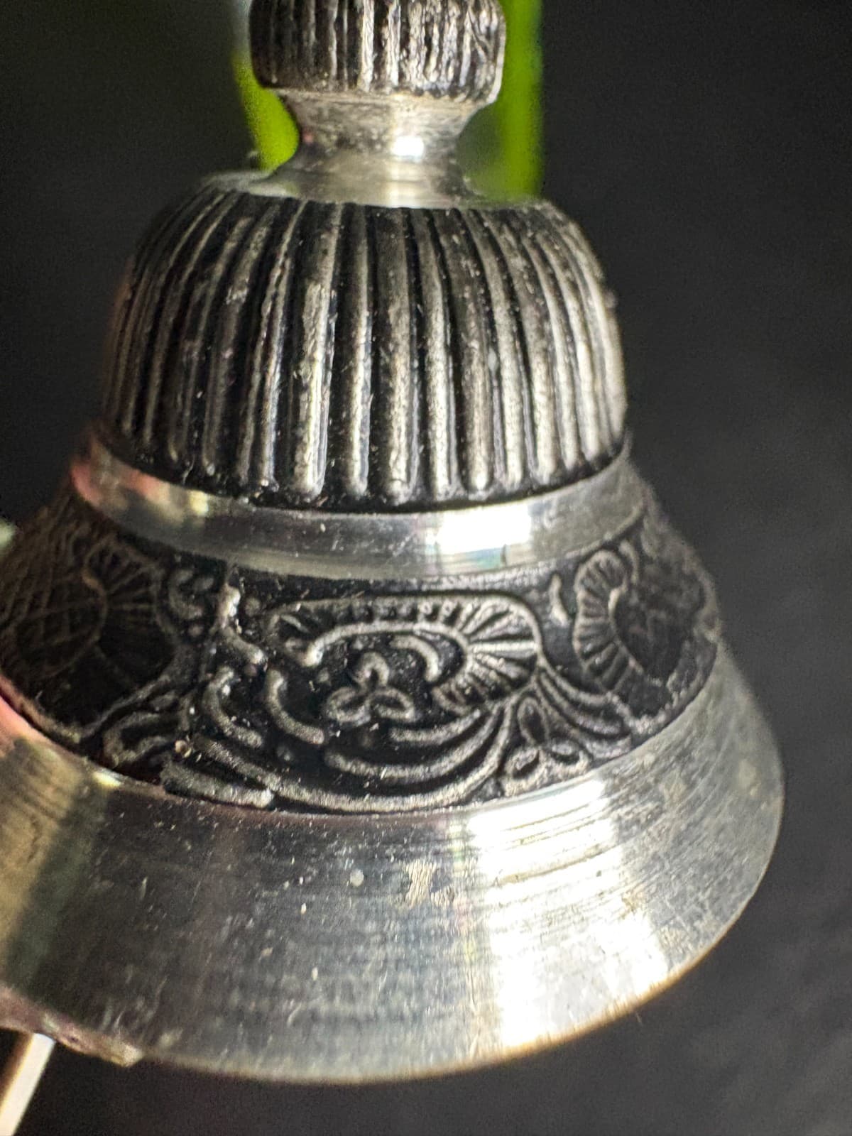 Pair German Pewter Wine Bottle Stoppers Hinged Flip Top Barware Made Germany - Thumbnail 5