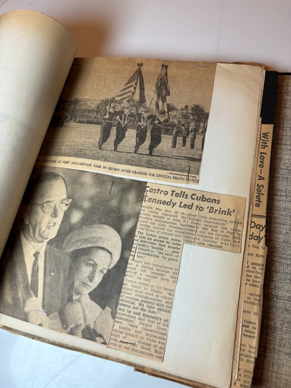 1963 JFK Kennedy Assassination Archive Scrapbook 60+ Pg LIFE Magazine Newspapers - Thumbnail 8