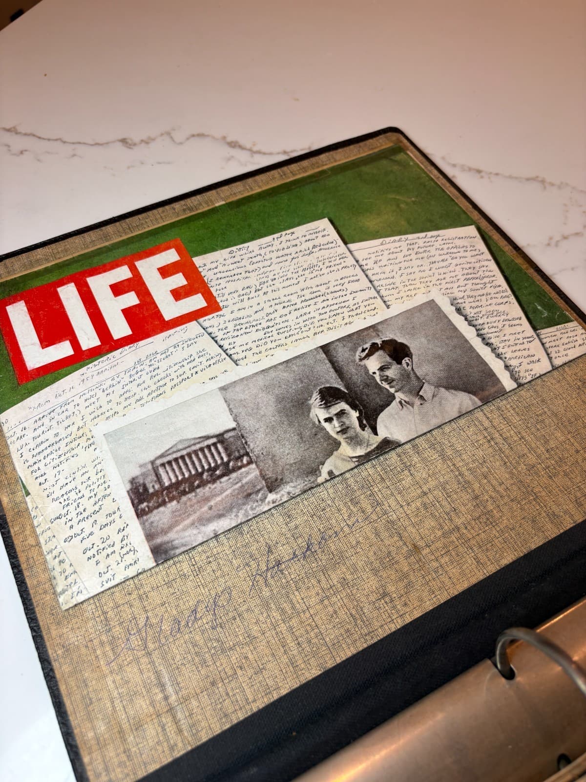 1963 JFK Kennedy Assassination Archive Scrapbook 60+ Pg LIFE Magazine Newspapers - Thumbnail 4