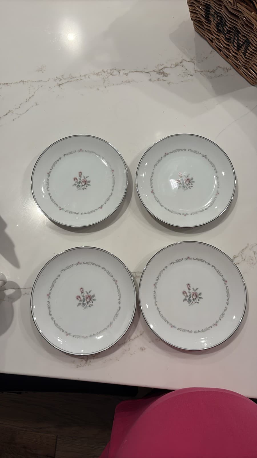 Noritake Mayfair 6109 Bread Butter Dessert Plates Set of 4 - Thumbnail 5