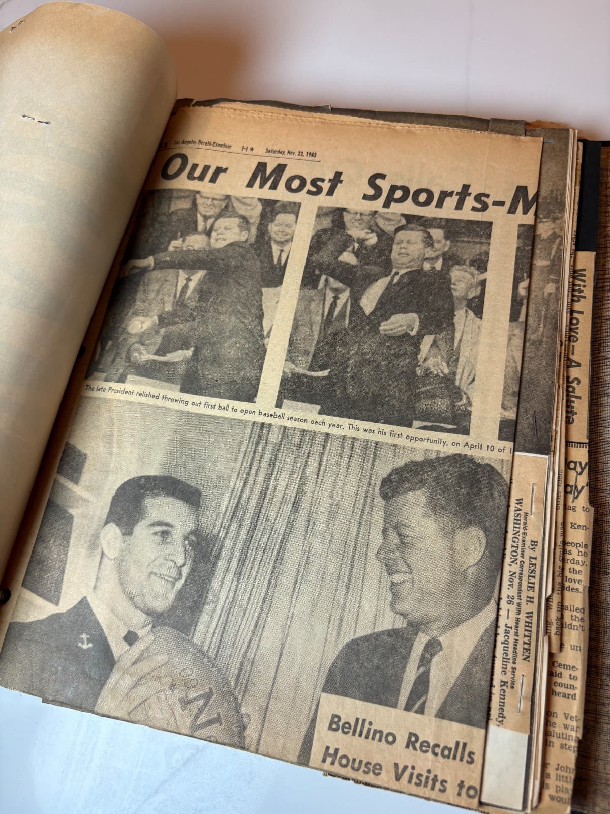 1963 JFK Kennedy Assassination Archive Scrapbook 60+ Pg LIFE Magazine Newspapers - Thumbnail 11