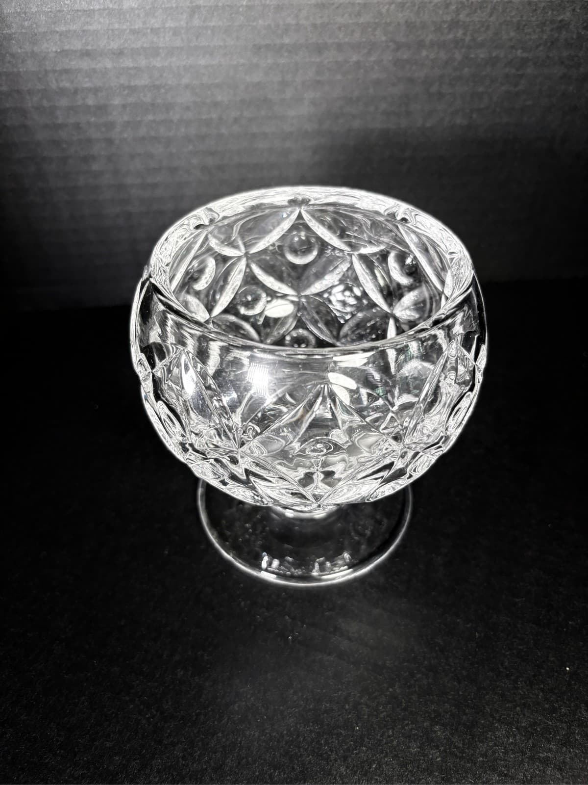 Shannon Crystal Godinger Flint Pineapple Footed Candy Bowl Dessert Dish - Thumbnail 3