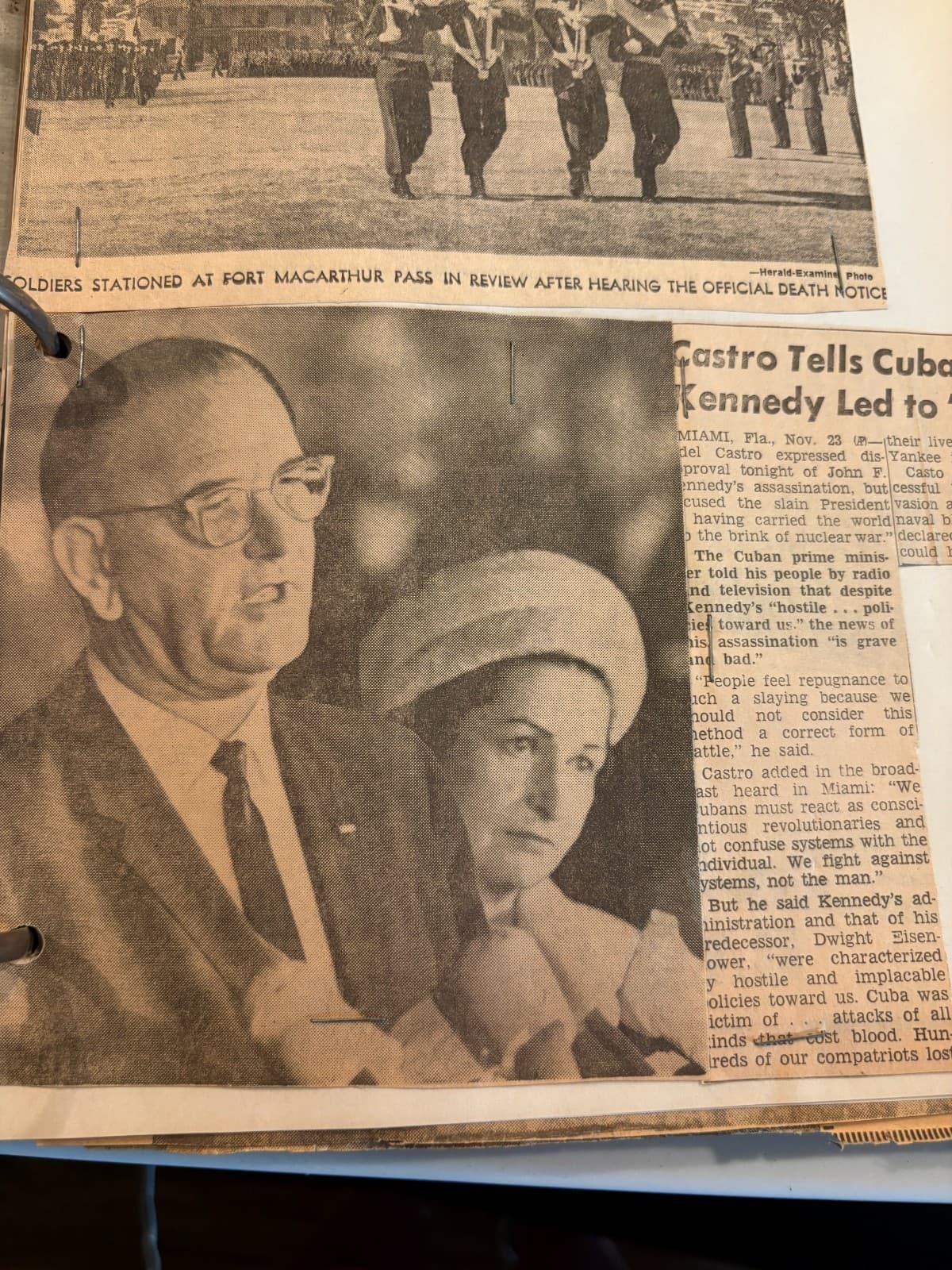 1963 JFK Kennedy Assassination Archive Scrapbook 60+ Pg LIFE Magazine Newspapers - Thumbnail 19
