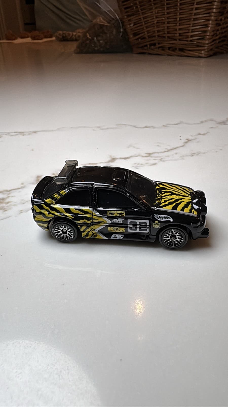 2019 Ford Escort Rally Racing Series Black Yellow Tiger Stripe 32