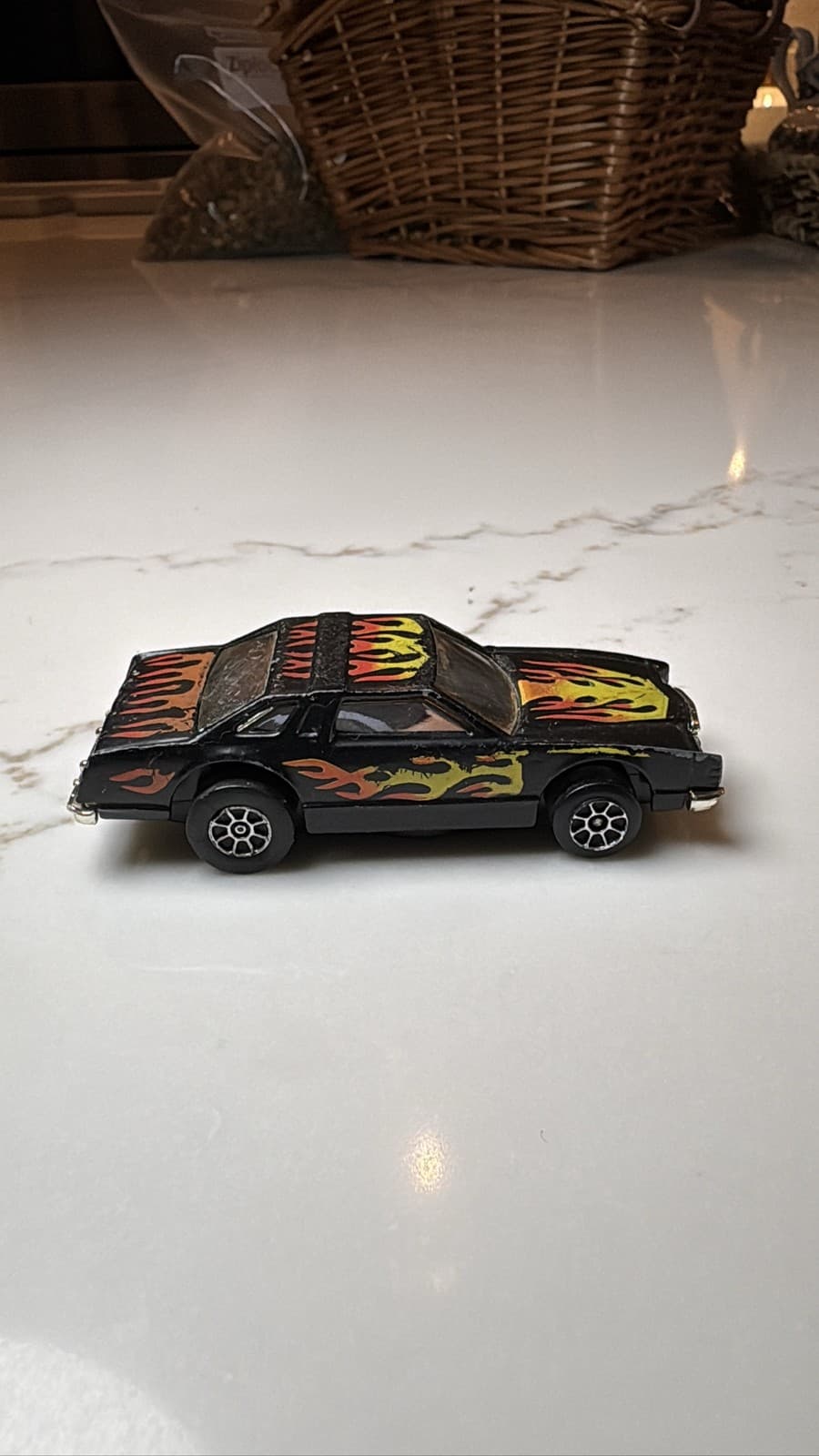 1978 Wheels Scorchers Ford Thunderbird Black Flame Diecast Car