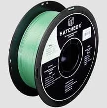 HATCHBOX PLA 1.75 Mm 3D Printer Filament in Mint Green  1kg Spool - Thumbnail 4