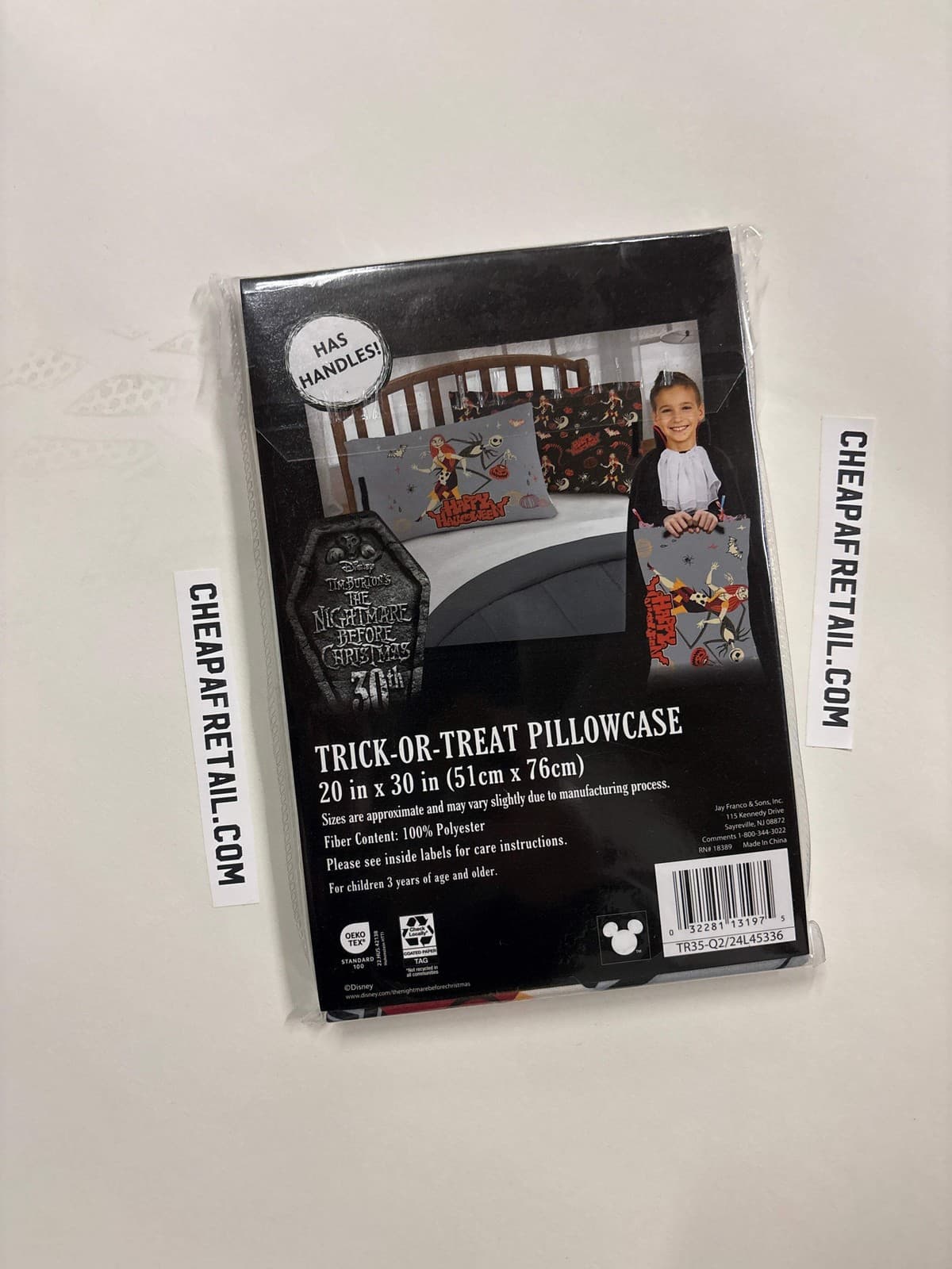 Disney’s nightmare before Christmas trick-or-treat Sallee pillowcase 20 x 30“ - Thumbnail 2