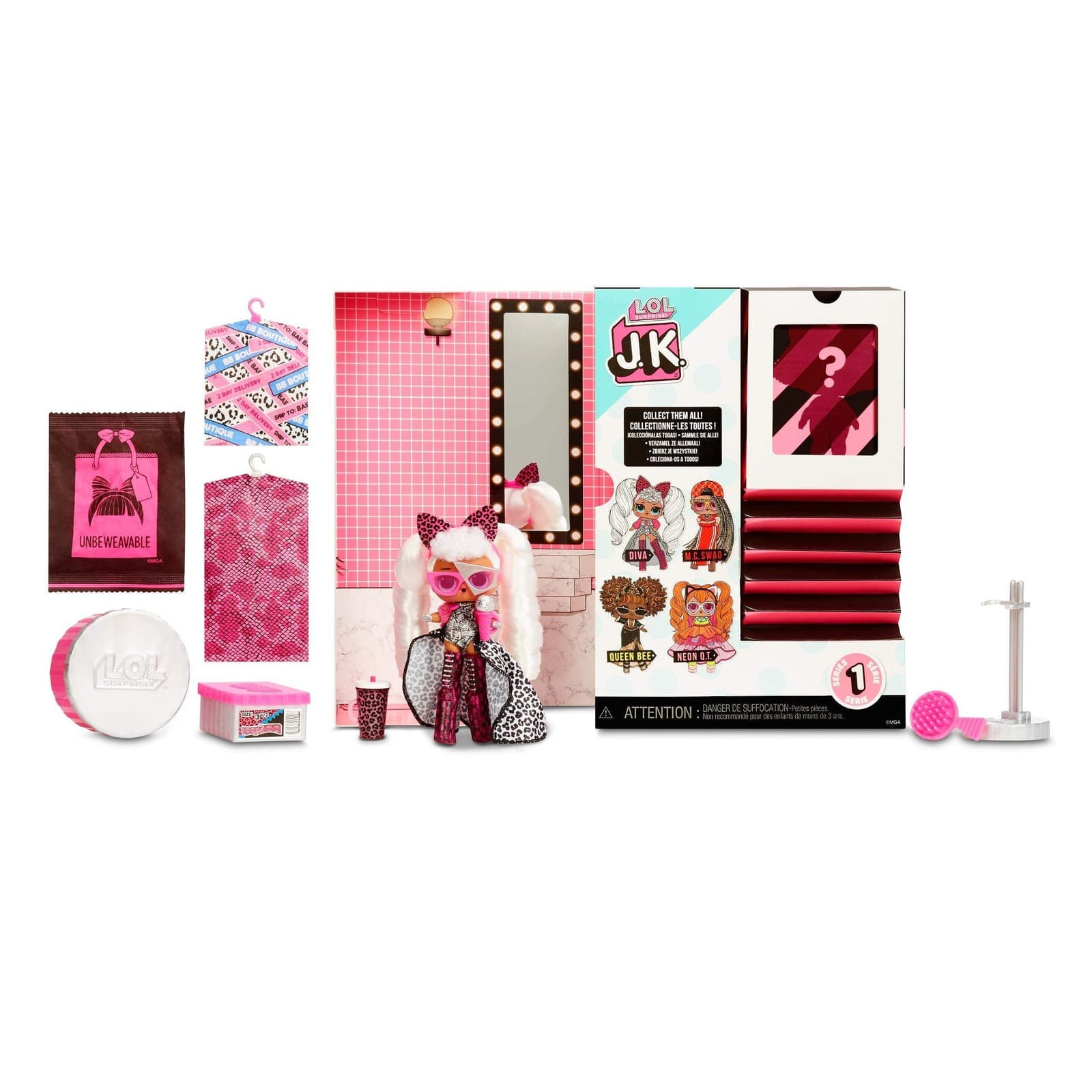 L.O.L. Surprise! LOL Surprise JK Mini Fashion Doll Diva with 15 Surprises - Thumbnail 2