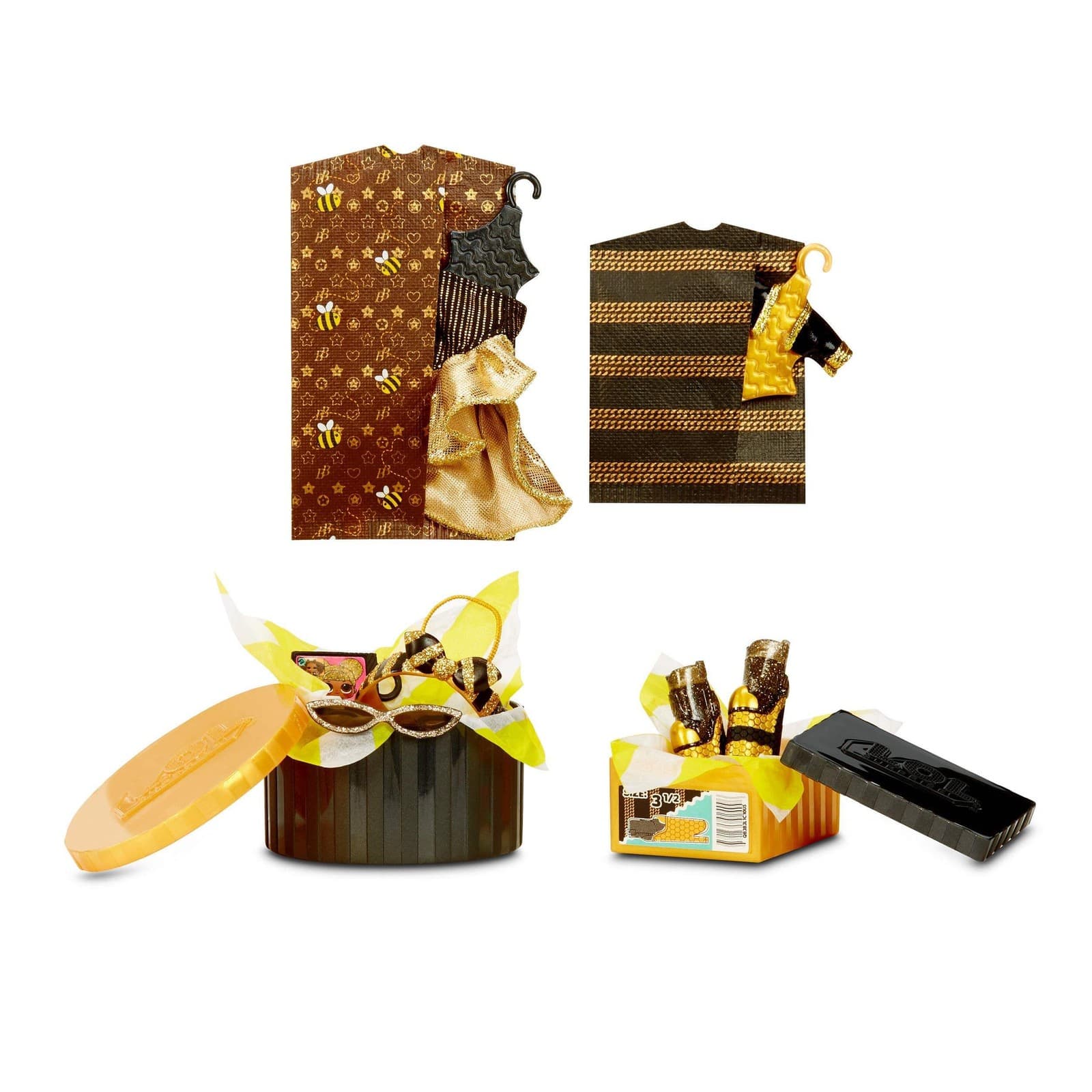 L.O.L. Surprise! JK Mini Fashion Doll Queen Bee with 15 SurprisesI - Thumbnail 4