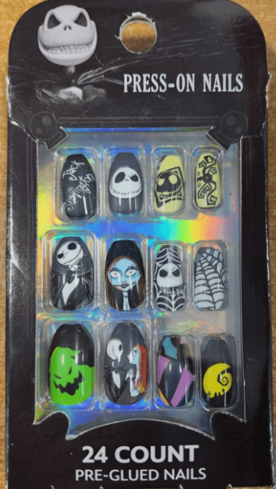 Nightmare Before Christmas 24 Ct. Press-On Nails