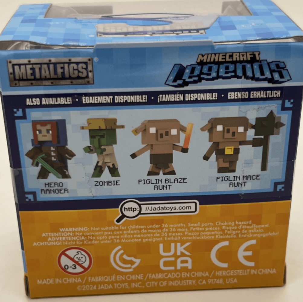 JADA METALFIGS MINECRAFT LEGENDS Die-Cast 2.5” Figure Piglin Blaze Runt, Piglin - Thumbnail 2