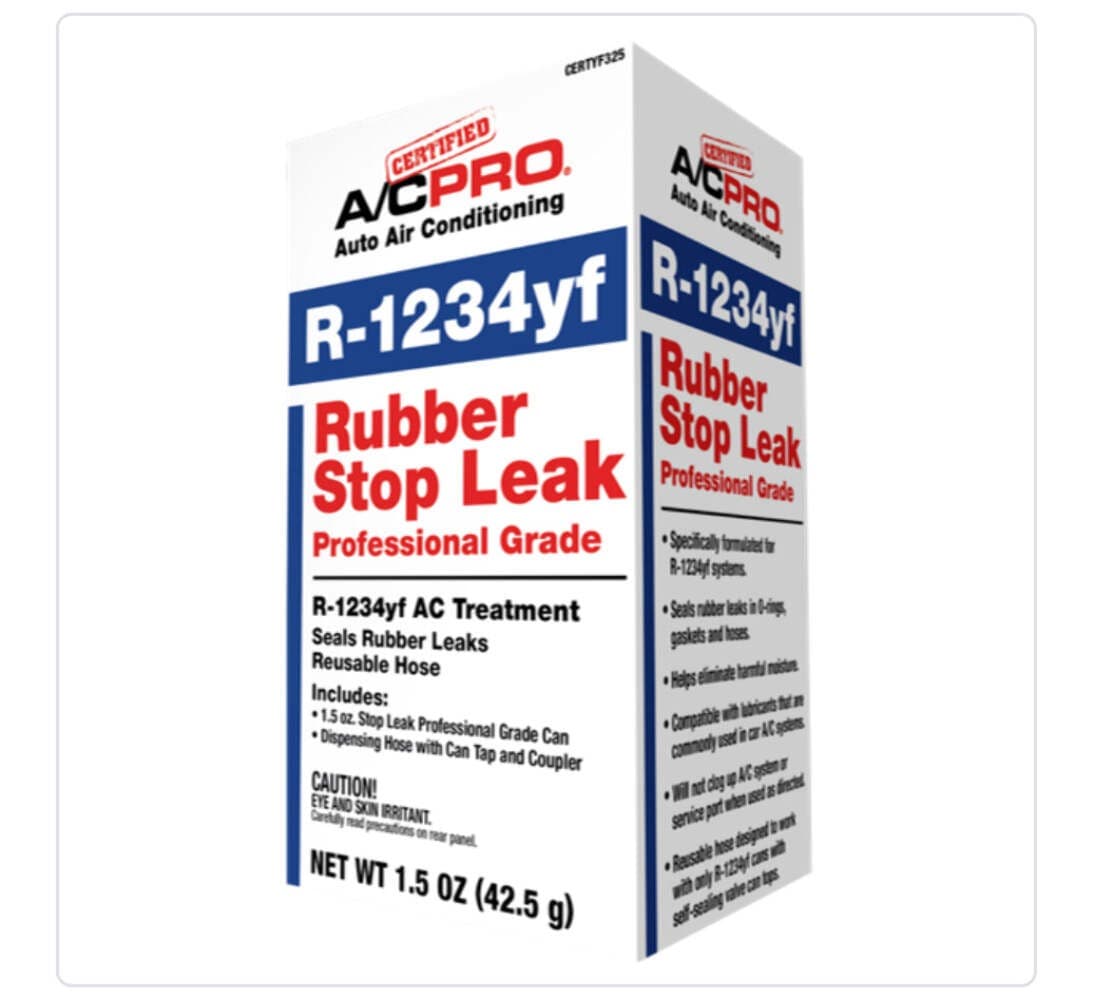 A/C PRO R-1234yf Rubber Stop Leak 1.5oz professional grade