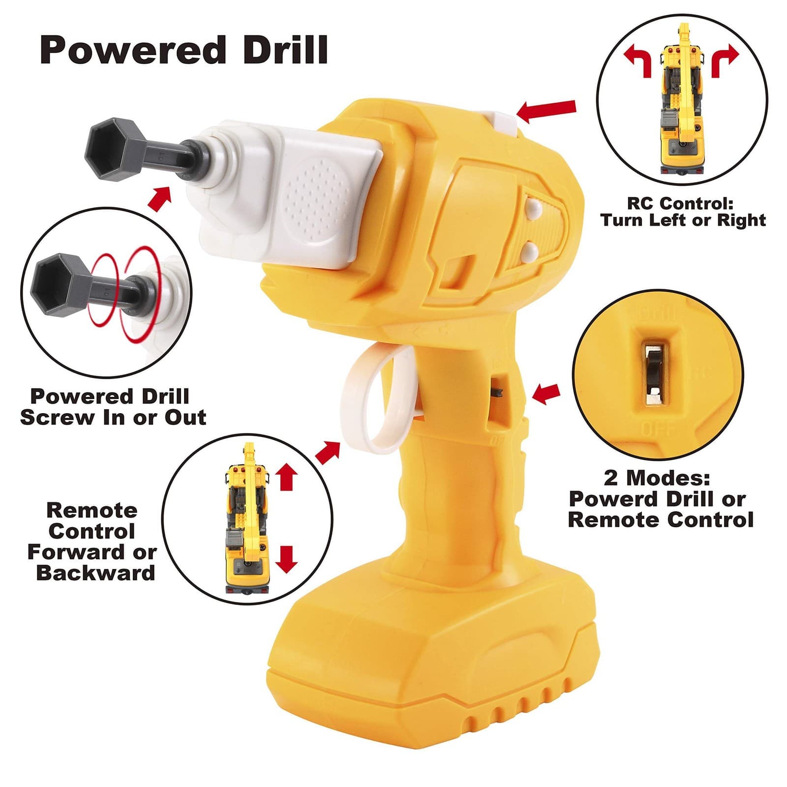 4-in-1 Take Apart Toys with Electric Drill - Thumbnail 3