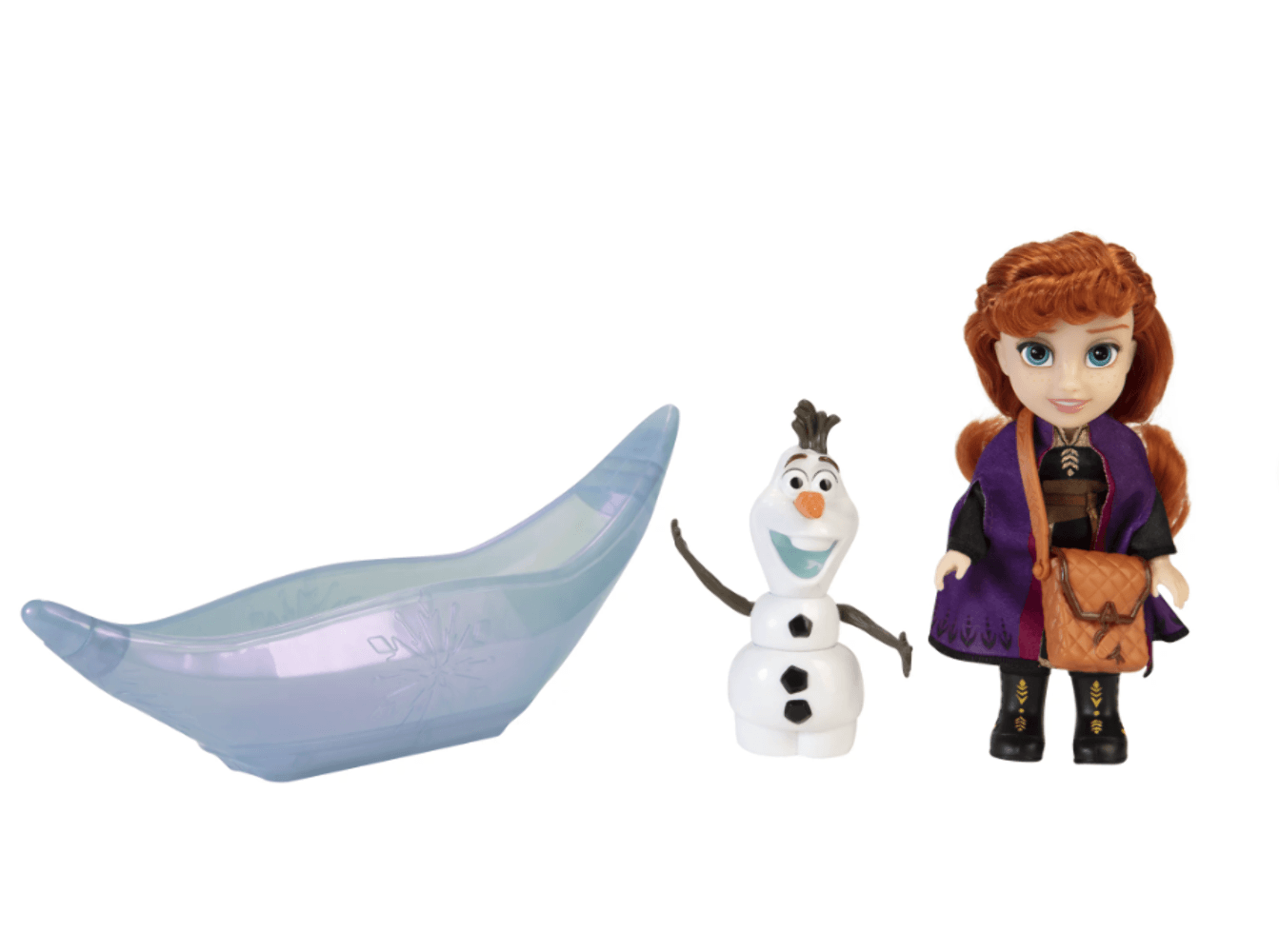 Disney Frozen 2 Exclusive Petite Anna Doll & Olaf Ice Canoe - Thumbnail 3