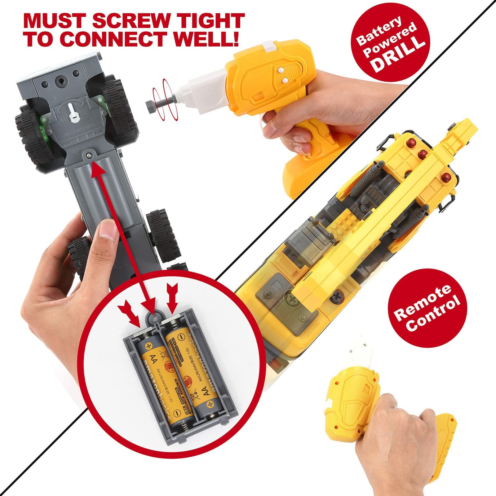 4-in-1 Take Apart Toys with Electric Drill - Thumbnail 2