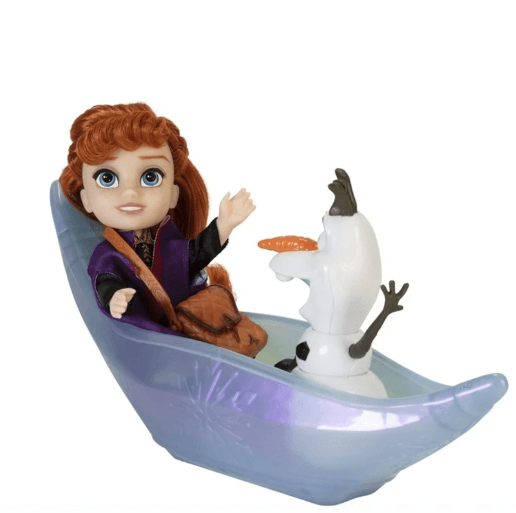 Disney Frozen 2 Exclusive Petite Anna Doll & Olaf Ice Canoe - Thumbnail 2
