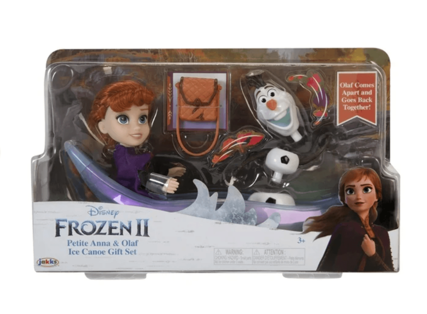 Disney Frozen 2 Exclusive Petite Anna Doll & Olaf Ice Canoe