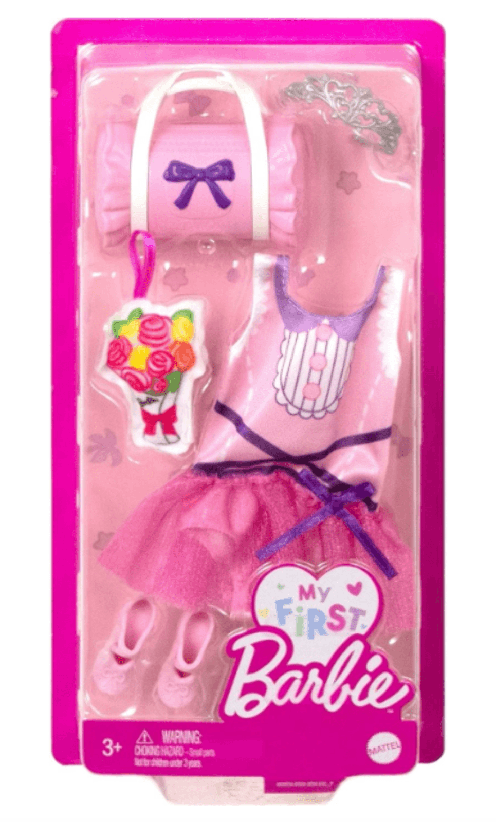 Barbie: My First Barbie Clothes, Fashion Pack for 13.5-inch Preschool Dolls, Tut