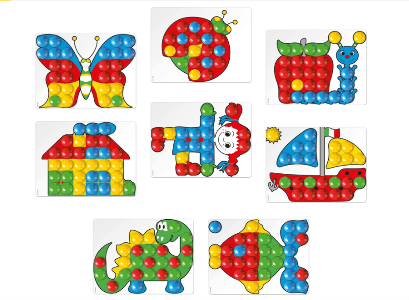 Fantacolor Junior Mosaic Pegboard Set - Thumbnail 3
