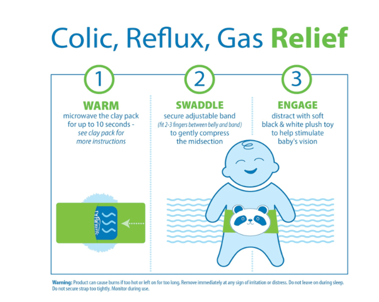 Dr. Brown's Infant Gripebelt for Colic Relief, Heated Tummy Wrap, Baby Swaddling - Thumbnail 3