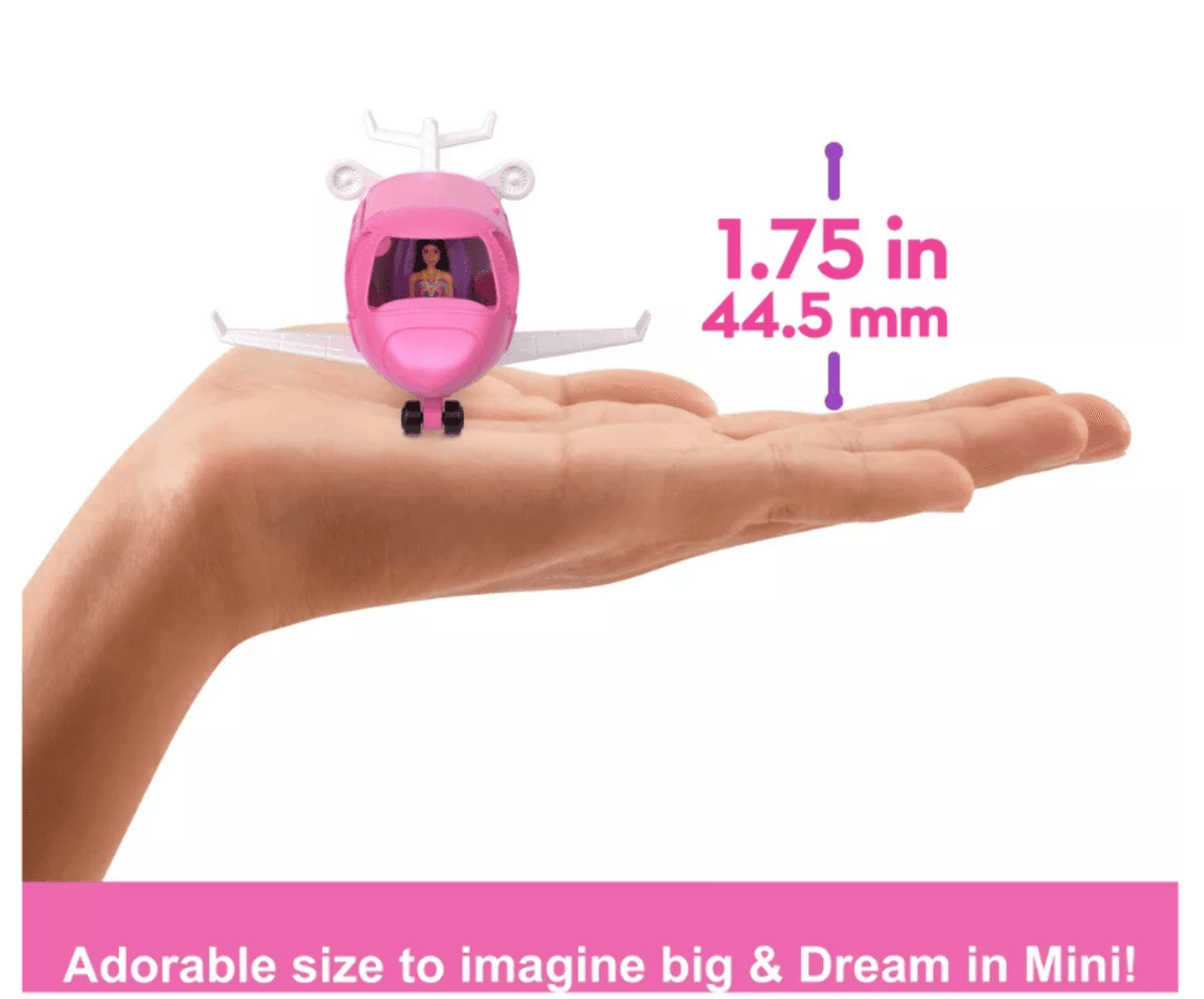 Barbie Mini BarbieLand Doll & Vehicle Set with 1.5" Doll & vehicle - 3pc - Thumbnail 3