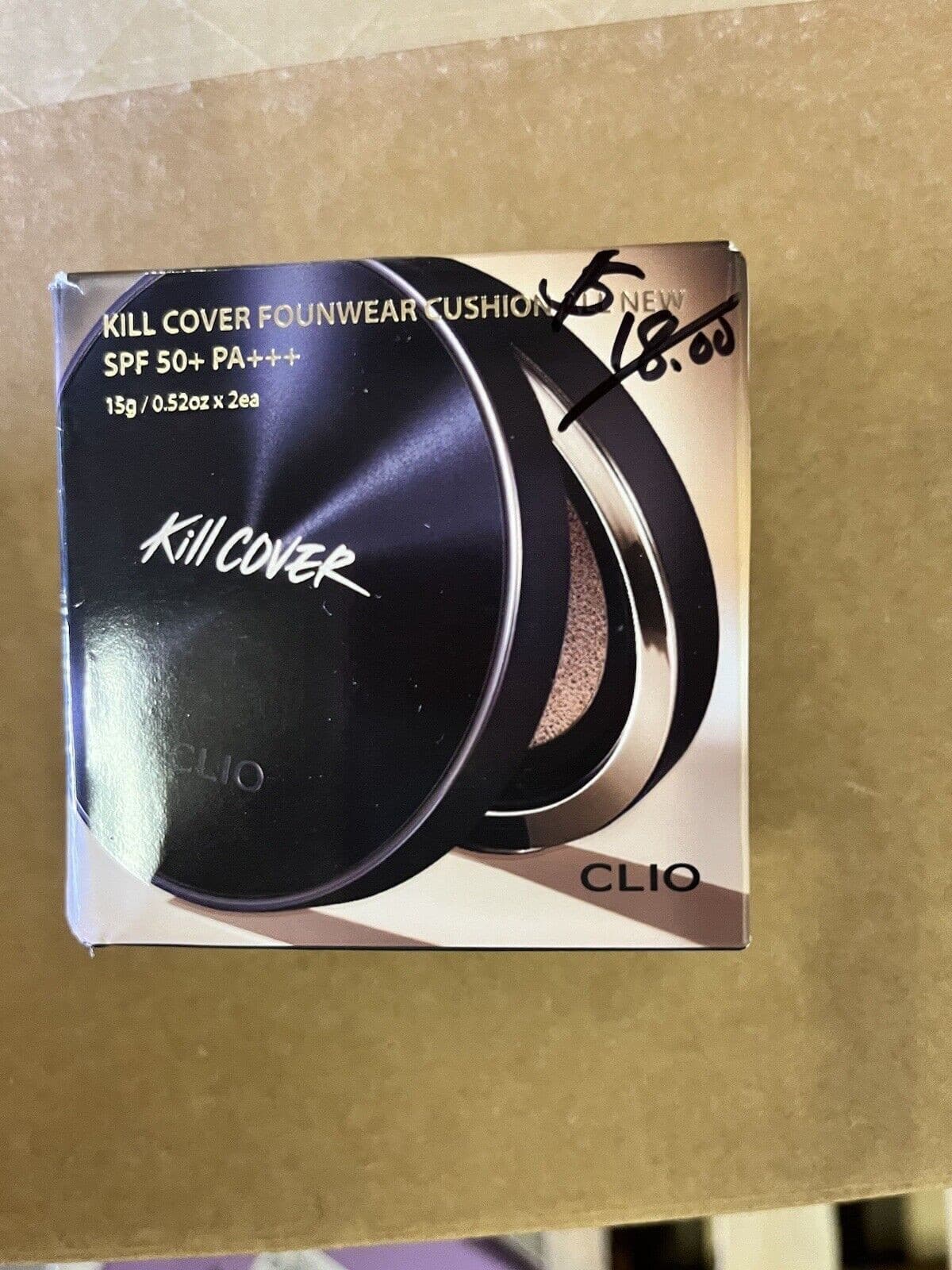 Clio Kill Coverfixer Cushion All New SPF 50+ PA+++ 15g 2-BP Lingerie