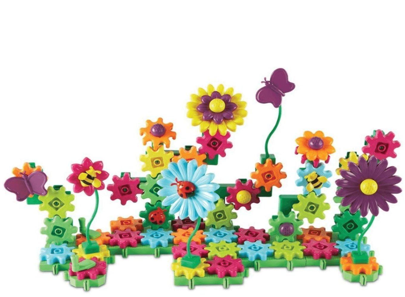 Learning Resources Gears! Gears! Gears! Build & Bloom Building Set, STEM Learnin